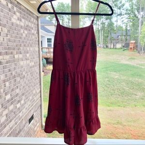 Lace Up Back Patterned  Boutique Romper